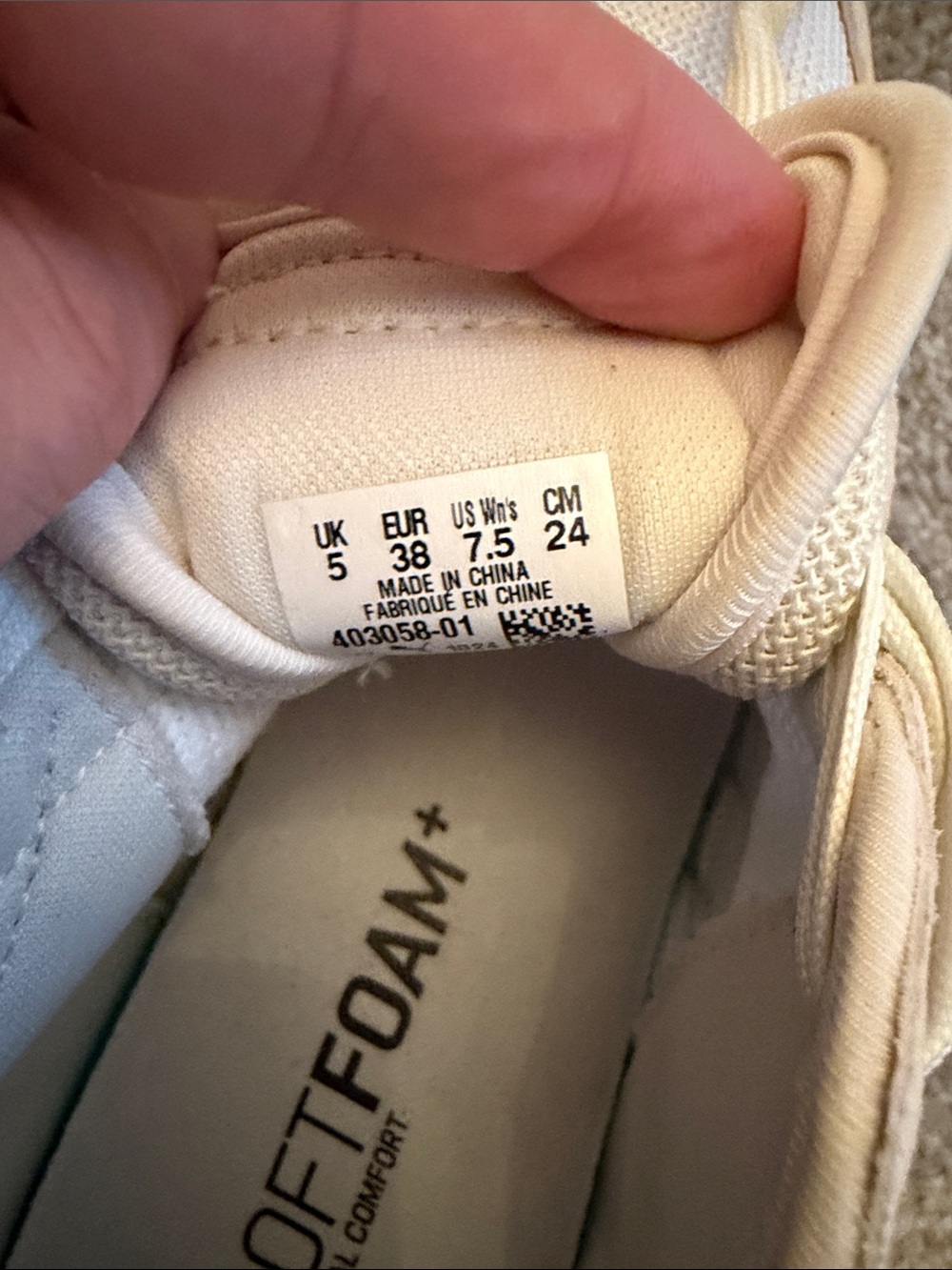 Puma SoftFoam+ Comfort Sneakers Women’s Size 7.5 Beige White Black Casual Shoes - Picture 7 of 7